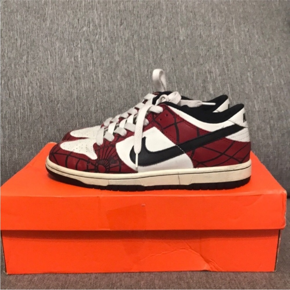 Nike Dunk Low GS Spiderman Vintage 2004 Rare